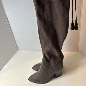 Marc Fisher Alinda Over-the-knee Stretch Suede Boot